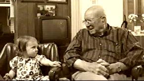 Morgan and Great Grandpa Maxson