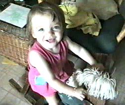 Morgan horsing around