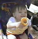 Morgan screams for ice cream